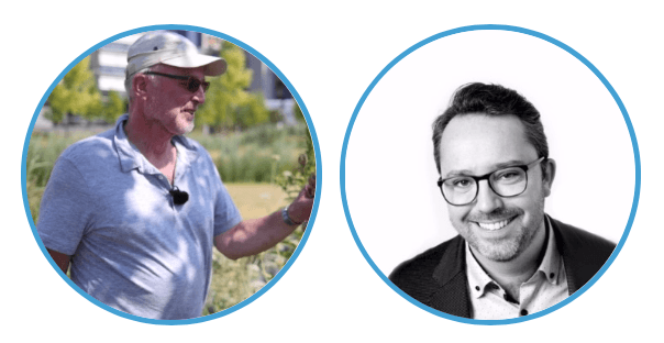 Dr. Marco Roos (l) en Hank Groenhof (r)